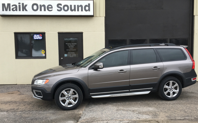 2013 Volvo CX70 with professional window tint in North Bay